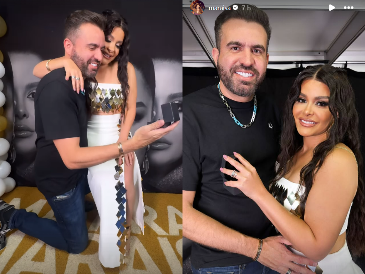 Fernando Mocó surpreende Maraisa com 3º pedido de casamento e nova aliança Fernando Mocó surpreende Maraisa com 3º pedido de casamento e nova aliança